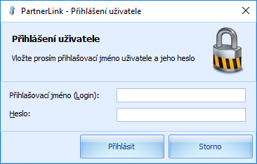 Přihlášení uživatele